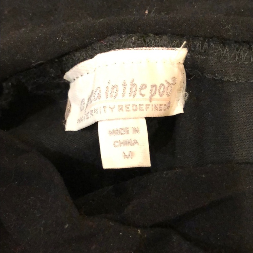 Pea in pod black trouser